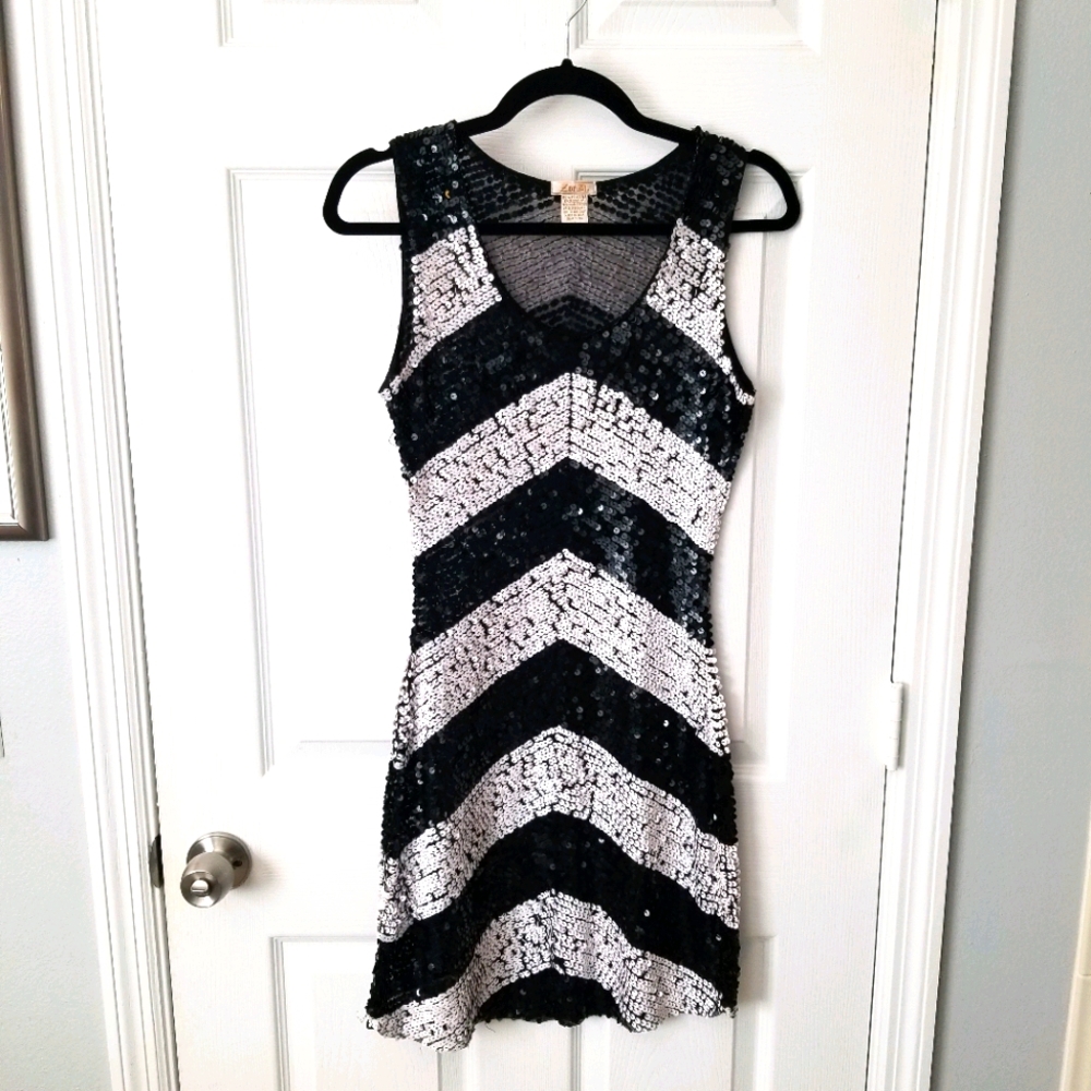 Vintage Retro Sequin Dress